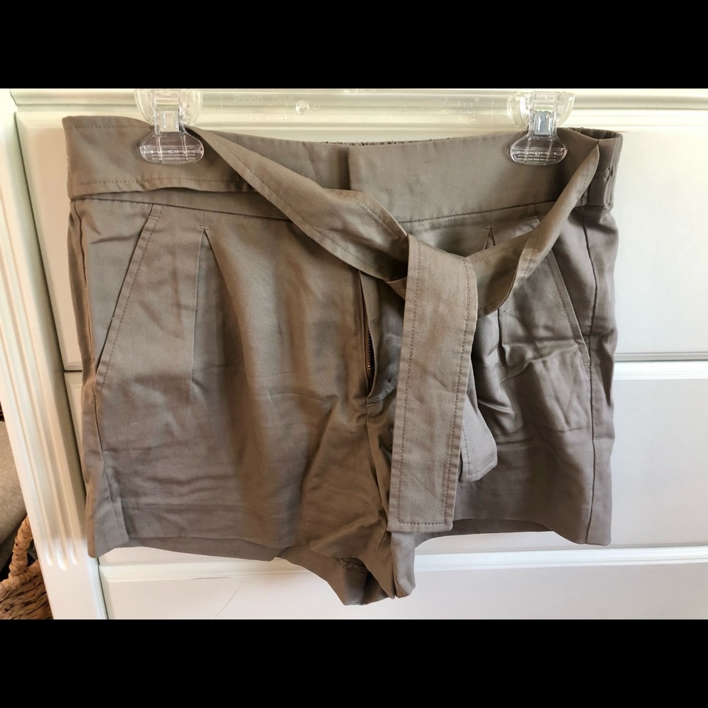 J.crew high waisted tie shorts